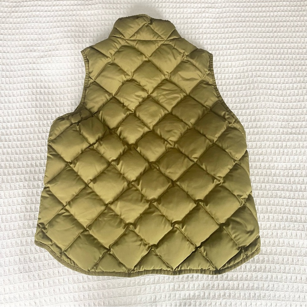 J. Crew Olive Excursion quilted vest size large - Picture 5 of 5